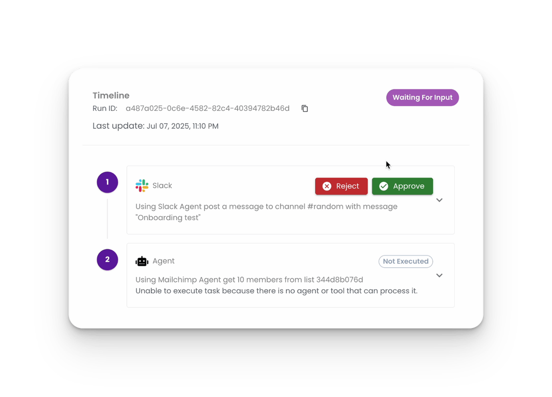 Control When to Execute