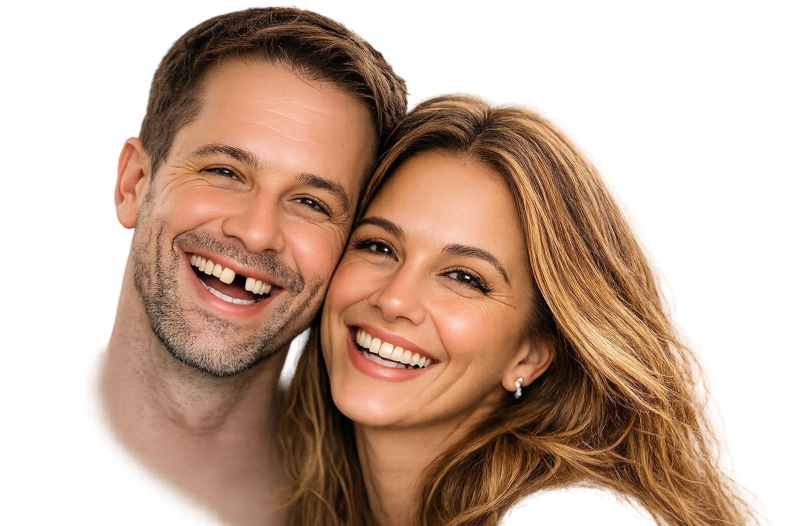 Happy dental patients